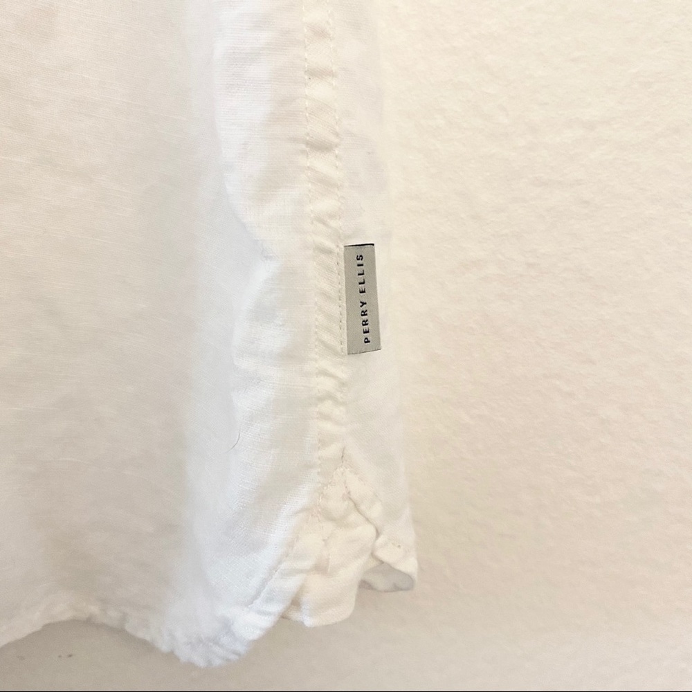 Perry Ellis Linen Button Down - Picture 4 of 4